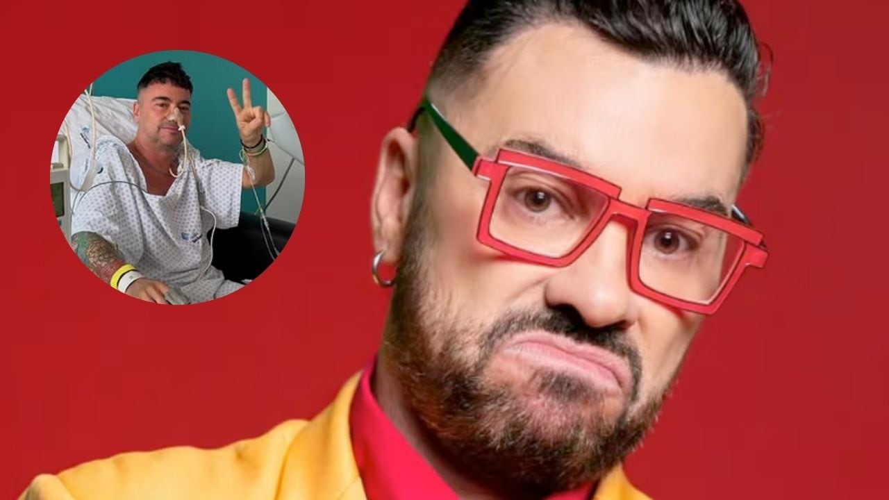 El influencer publicó una foto desde el hospital tras darse a conocer que fue intubado.