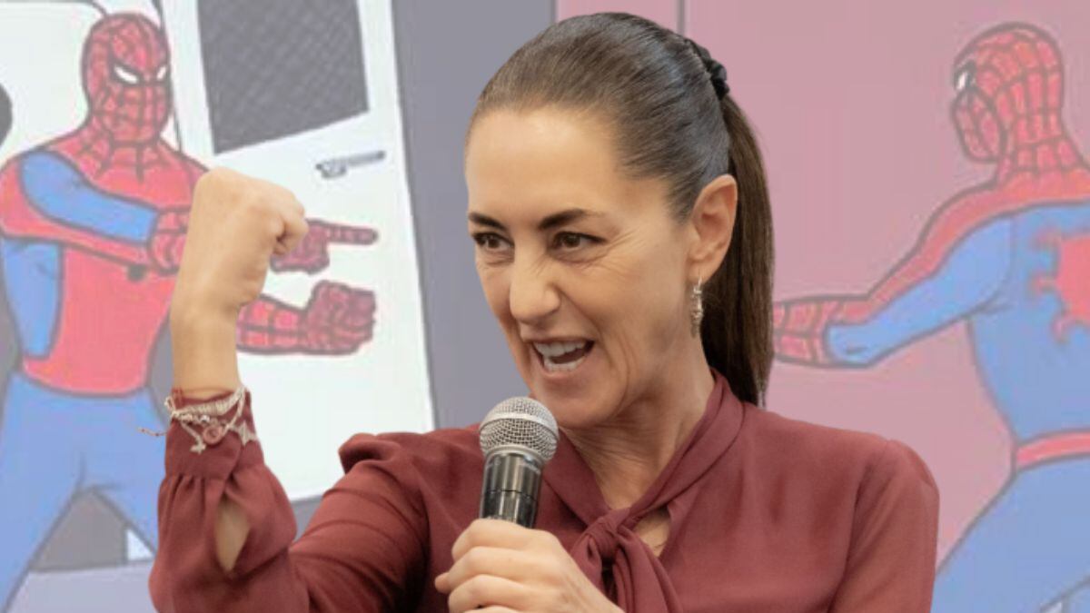 Sheinbaum-candidata-presidenta-Merida-precampaña-elecciones-Morena-Spiderman