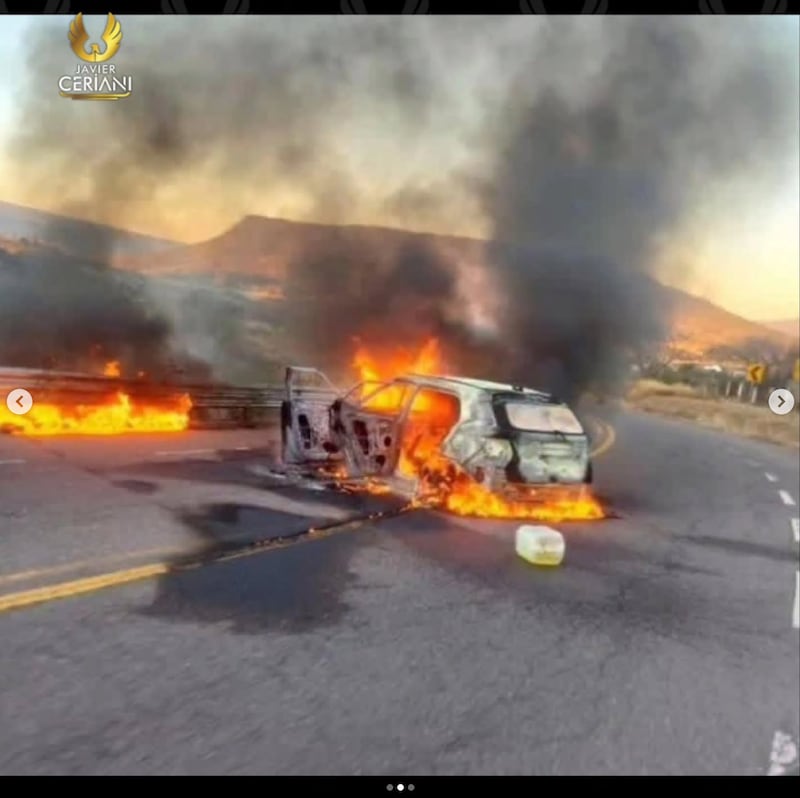 Fotos del supuesto ataque que sufrió Pepe Aguilar compartidas por Javier Ceriani