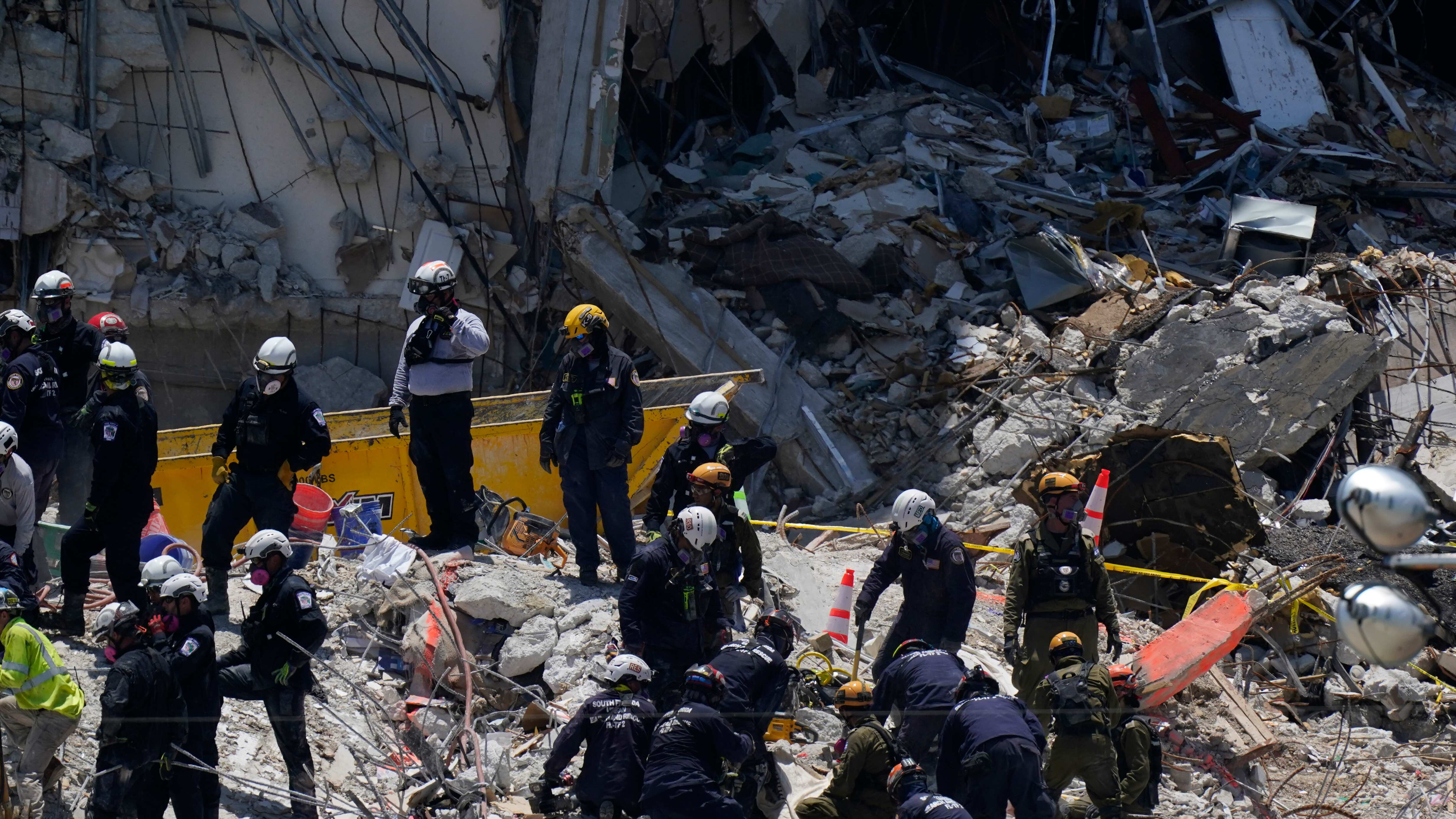 Edificio de Miami: demolición de edificio colapsado