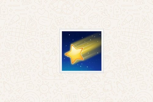 WhatsApp: qué significa el emoji de estrella fugaz y para qué suele usarse