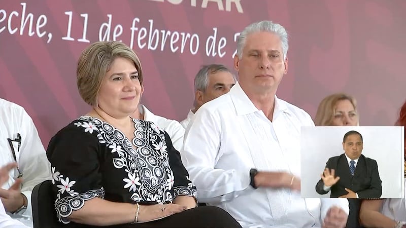 El presidente de Cuba, Miguel Díaz-Canel, fue condecorado con la distinción mexicana en Campeche