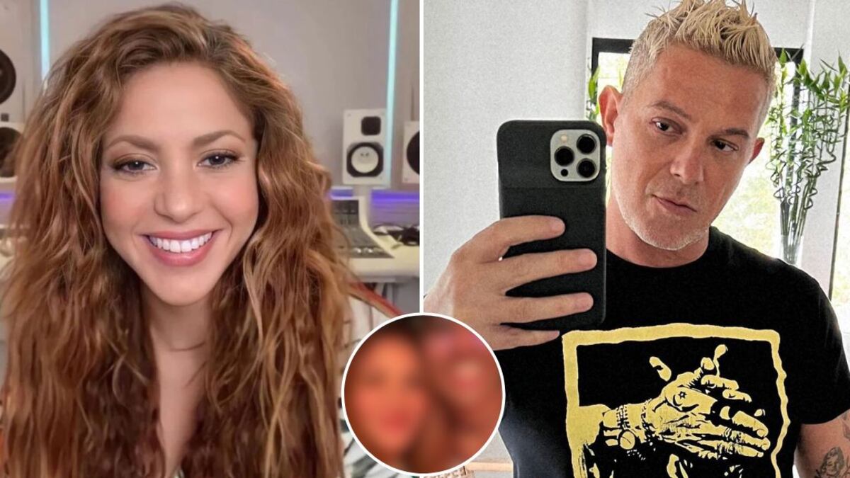 Shakira y Alejandro Saenz