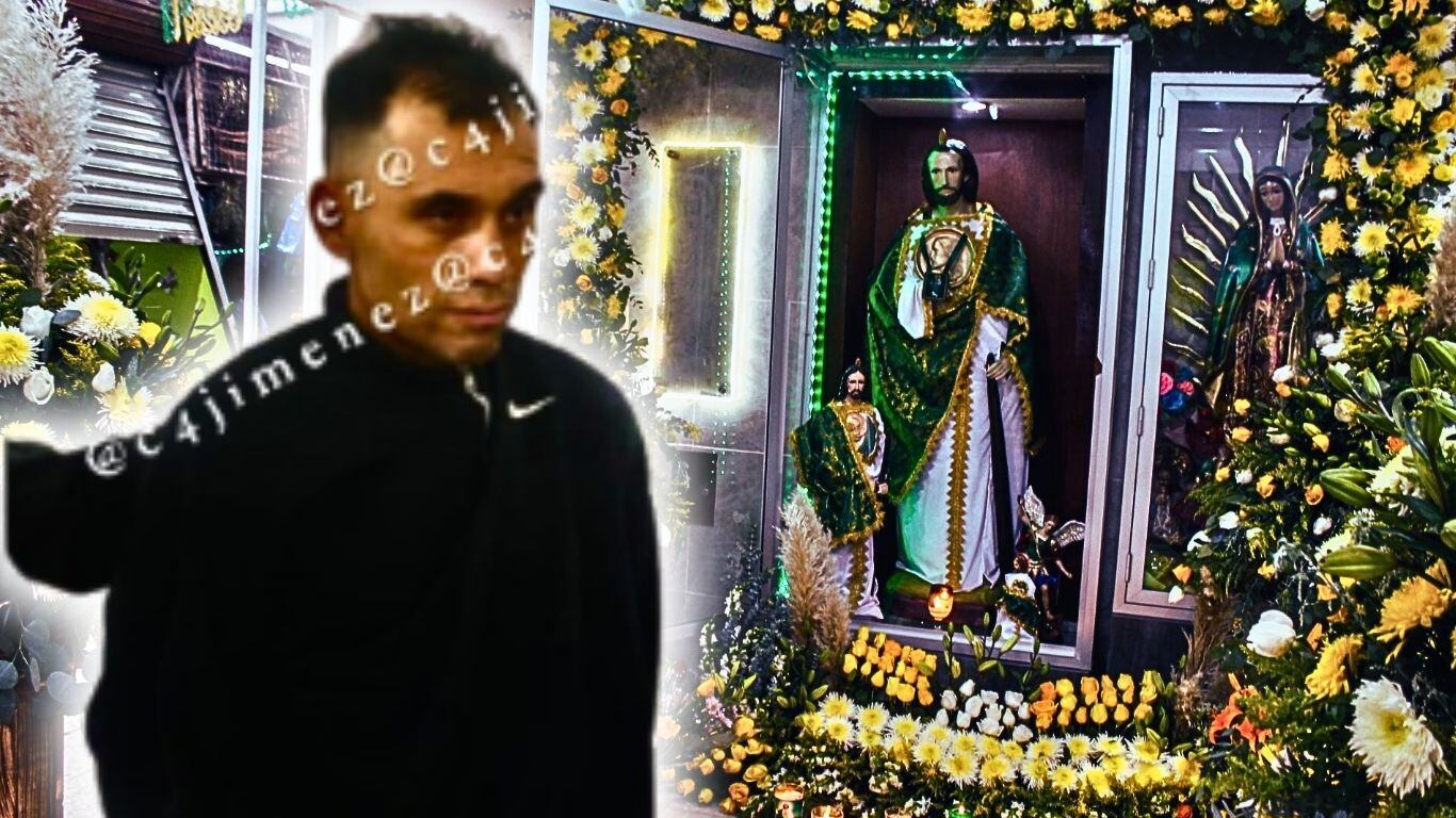 Ratero va a rezar con San Judas Tadeo y agradece botín