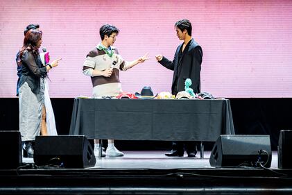 Los actores tailandeses Gemi Fourth se reunieron con sus fans mexicanos por primera vez el Teatro Metropolitan