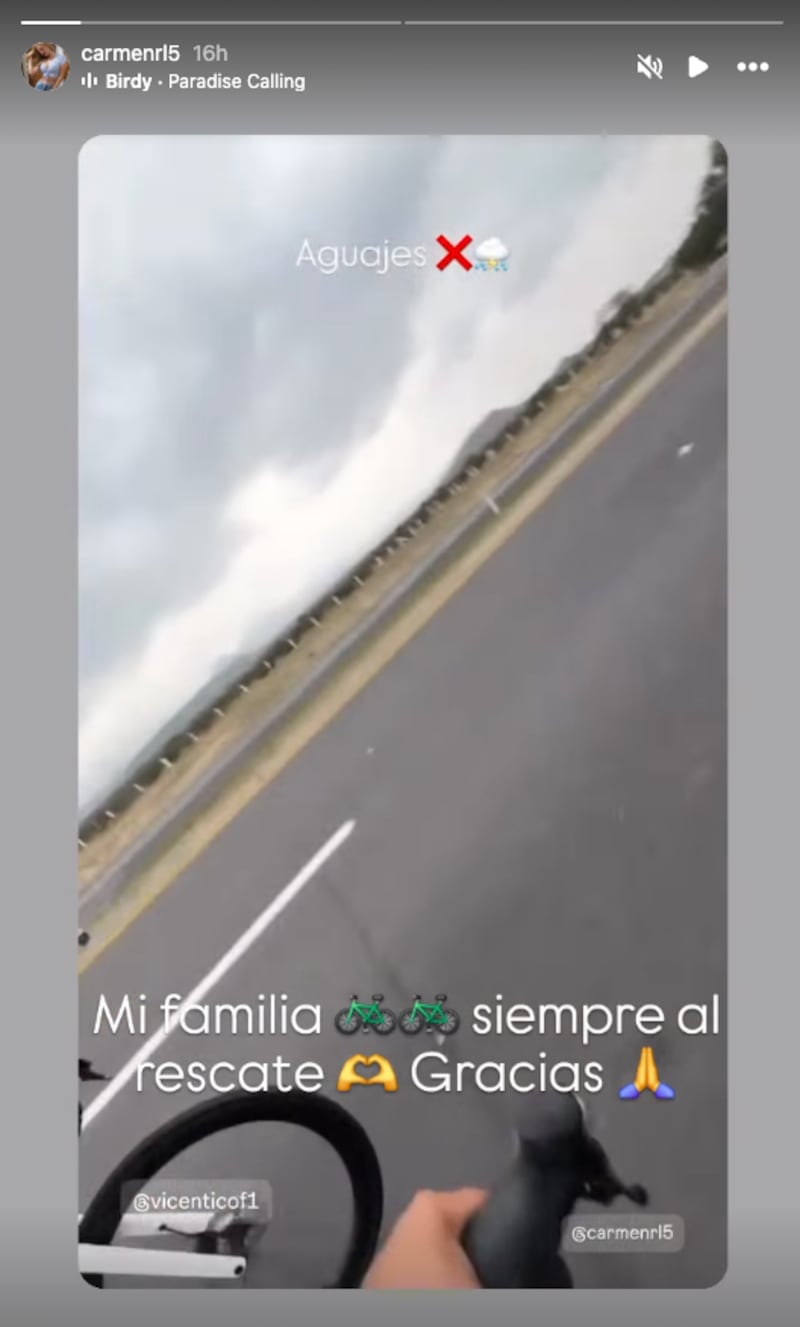 Historia en Instagram de Mary Carmen