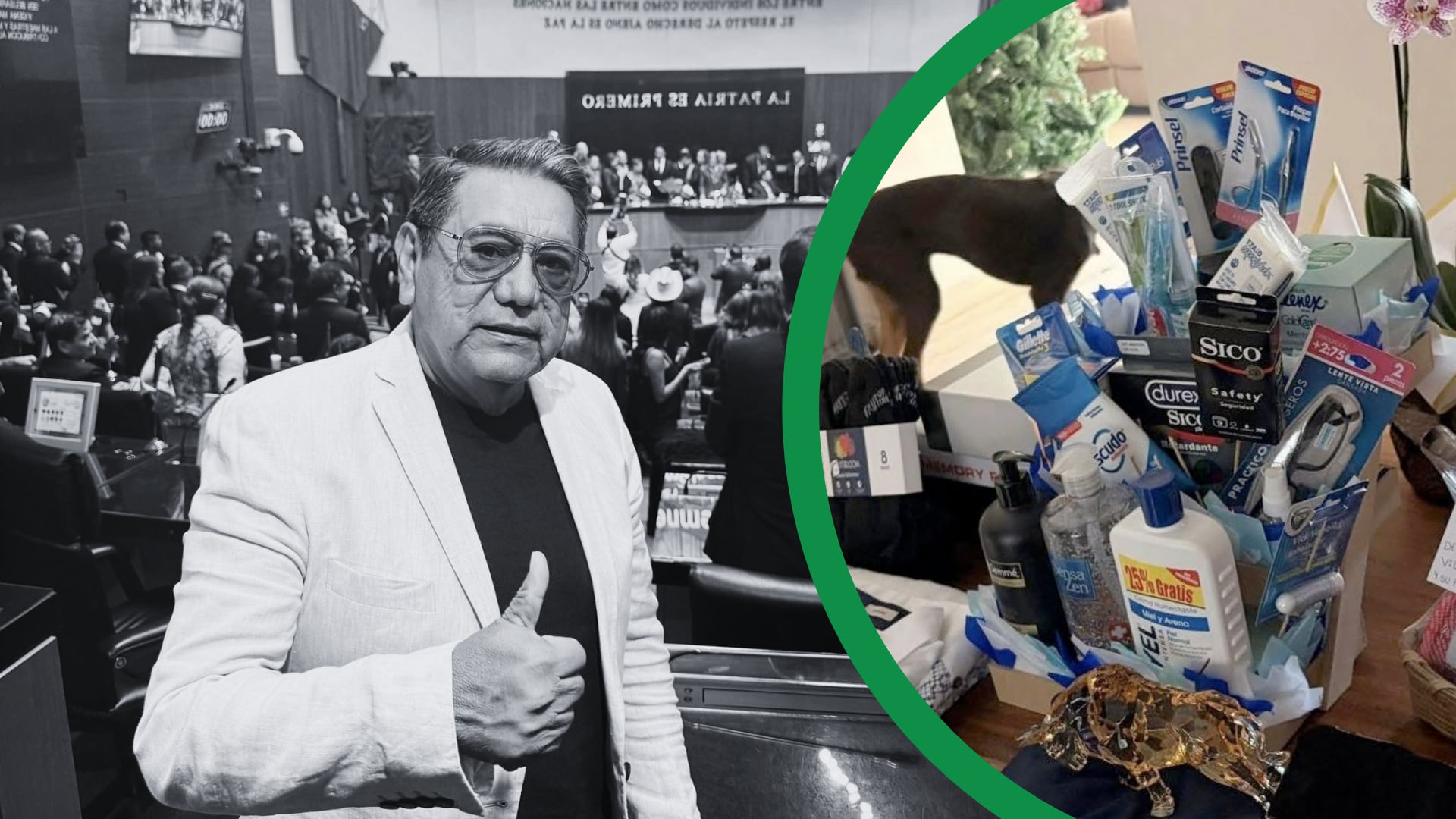 La publicación del regalo en redes sociales desató críticas y señalamientos, lo que llevó al senador a eliminar la imagen