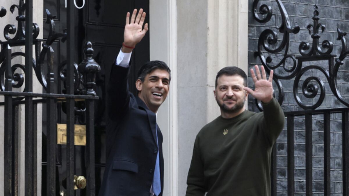Volodimir Zelenski visitó Reino Unido por primera vez desde la invasión rusa a Ucrania