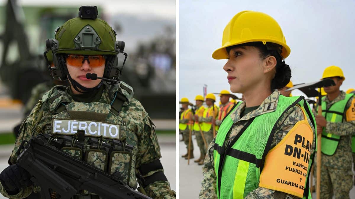 De los 195 mil 550 efectivos totales en Sedena, hay 18 mil 311mujeres.