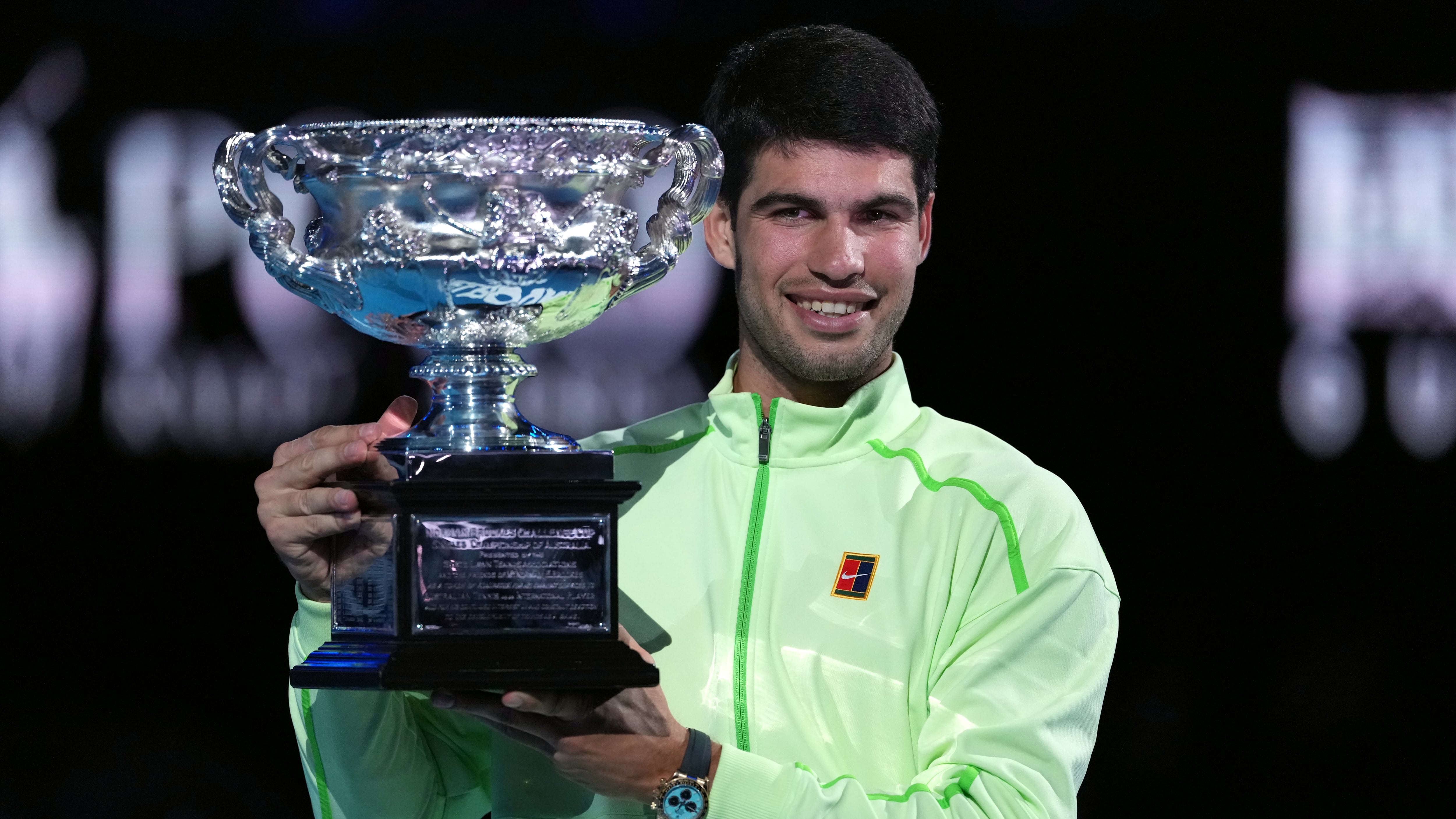 Carlos Alcaraz ganó por primera vez el Abierto de Australia.