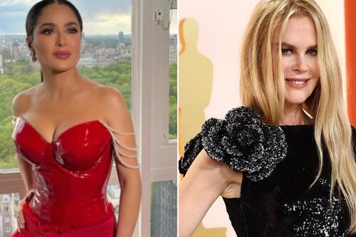 Así fue la pelea que tuvieron Salma Hayek y Nicole Kidman en la alfombra roja de la Fashion Week de París