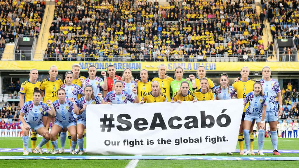 Suecia vs. España - Protestas