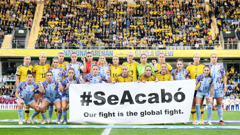 Suecia vs. España - Protestas