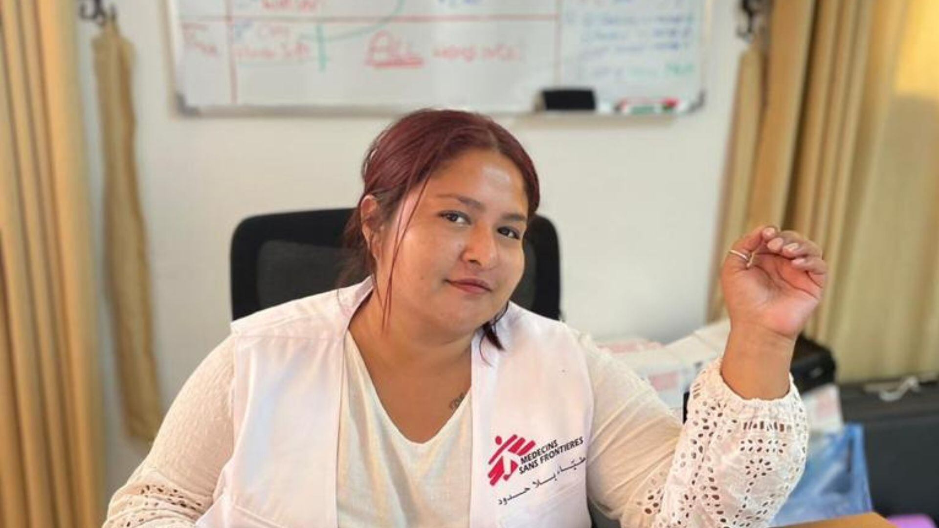 Michelle Ravell se desempeñaba como coordinadora de actividades de enfermería de MSF en Gaza.