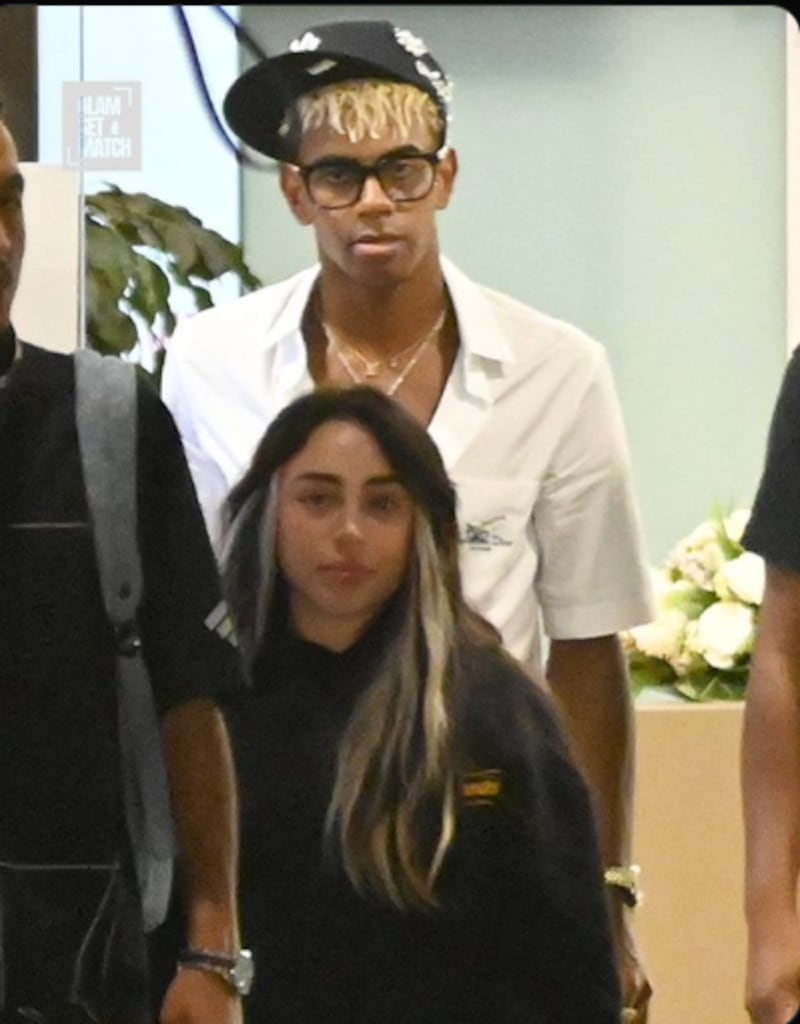 Lamine Yamal y Niki Nikole