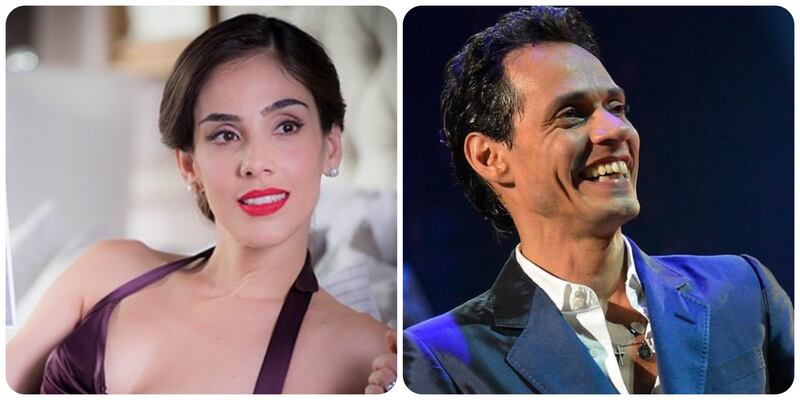 Sandra Echeverría y Marc Anthony
