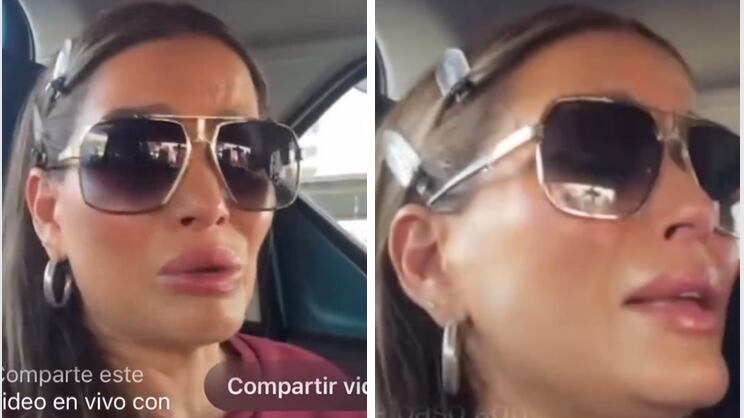 Adriana Fonseca graba un vivo y llorando denuncia a chofer de uber