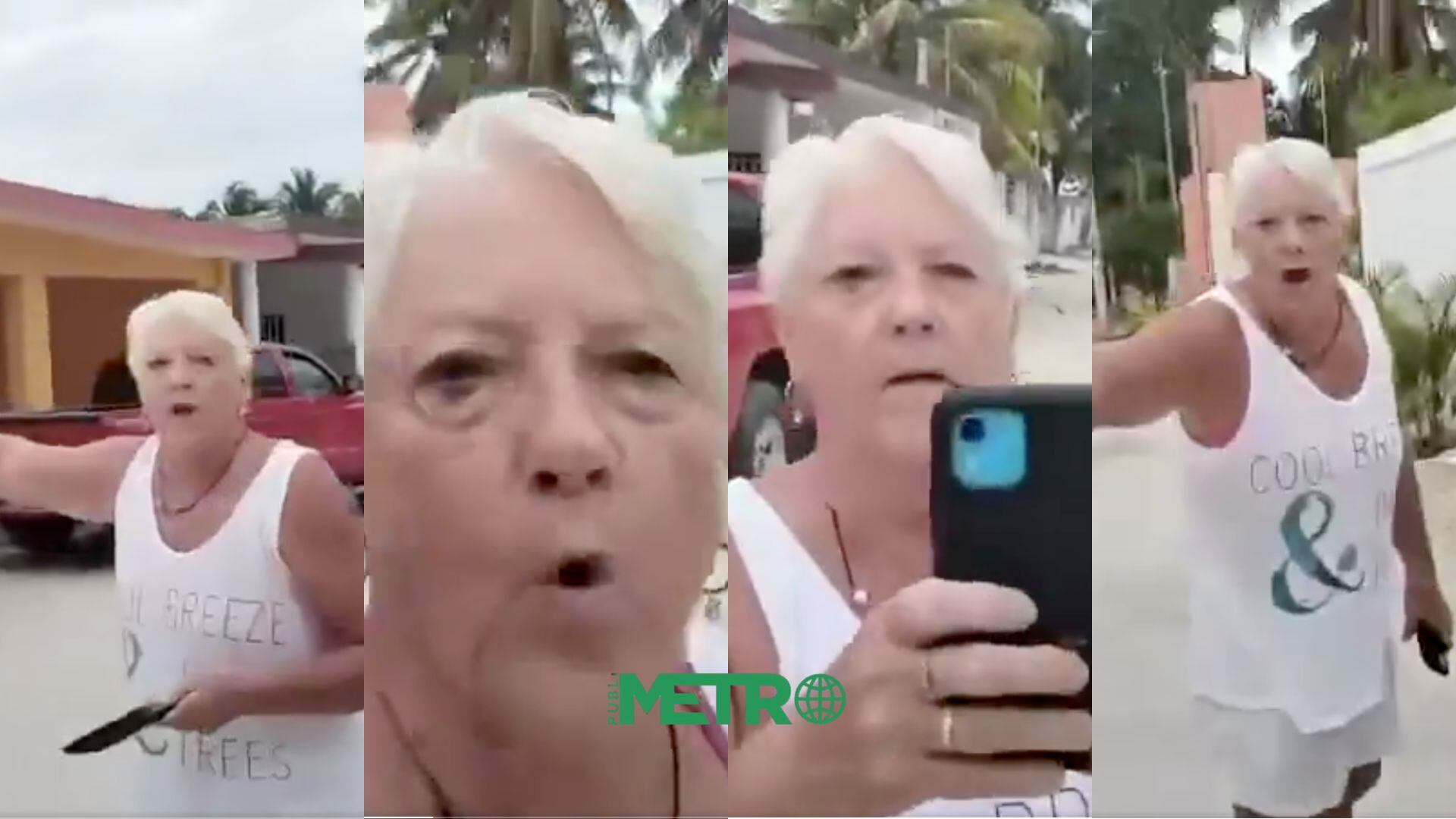 Video: Canadiense reclama a mexicano por estacionar camioneta sobre la vía pública en Yucatán