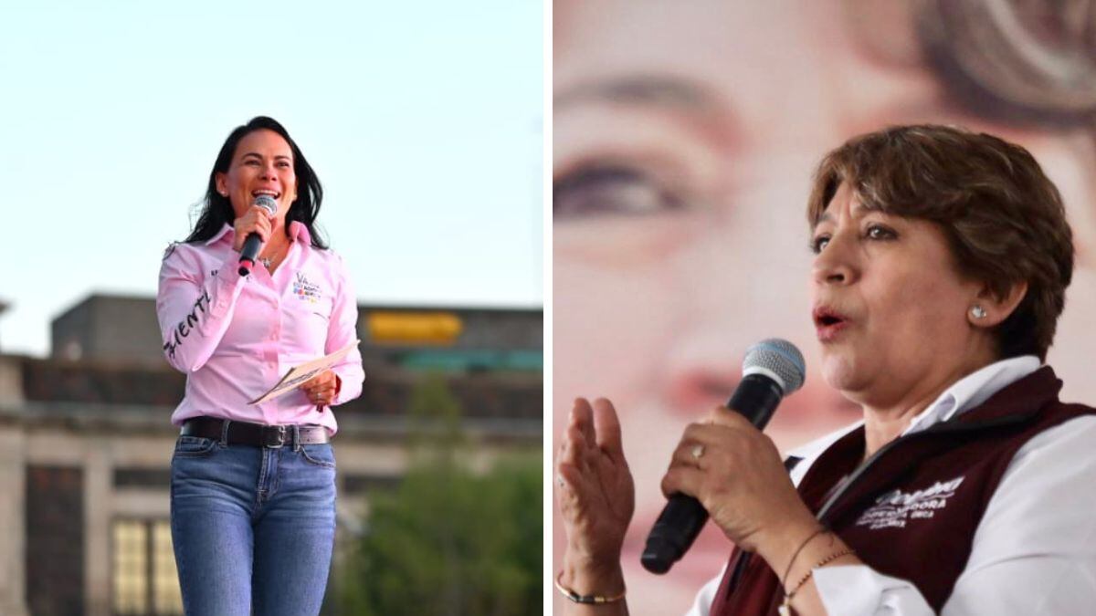 Alejandra del Moral y Delfina Gómez, cara a cara por primera vez