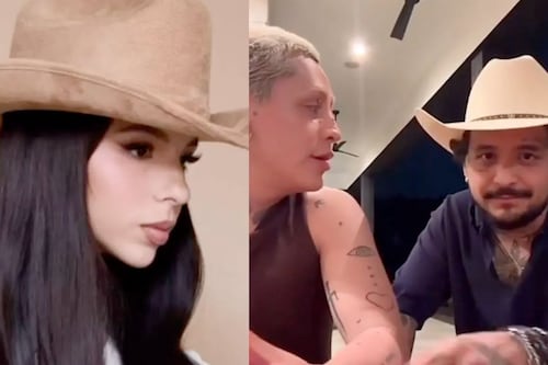 Christian Nodal y Ángela Aguilar ignoran a Kunno tras haber sido golpeado en Nuevo León