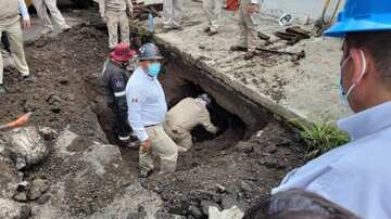 Toma clandestina de combustible en Iztacalco. Foto: SGIRPC