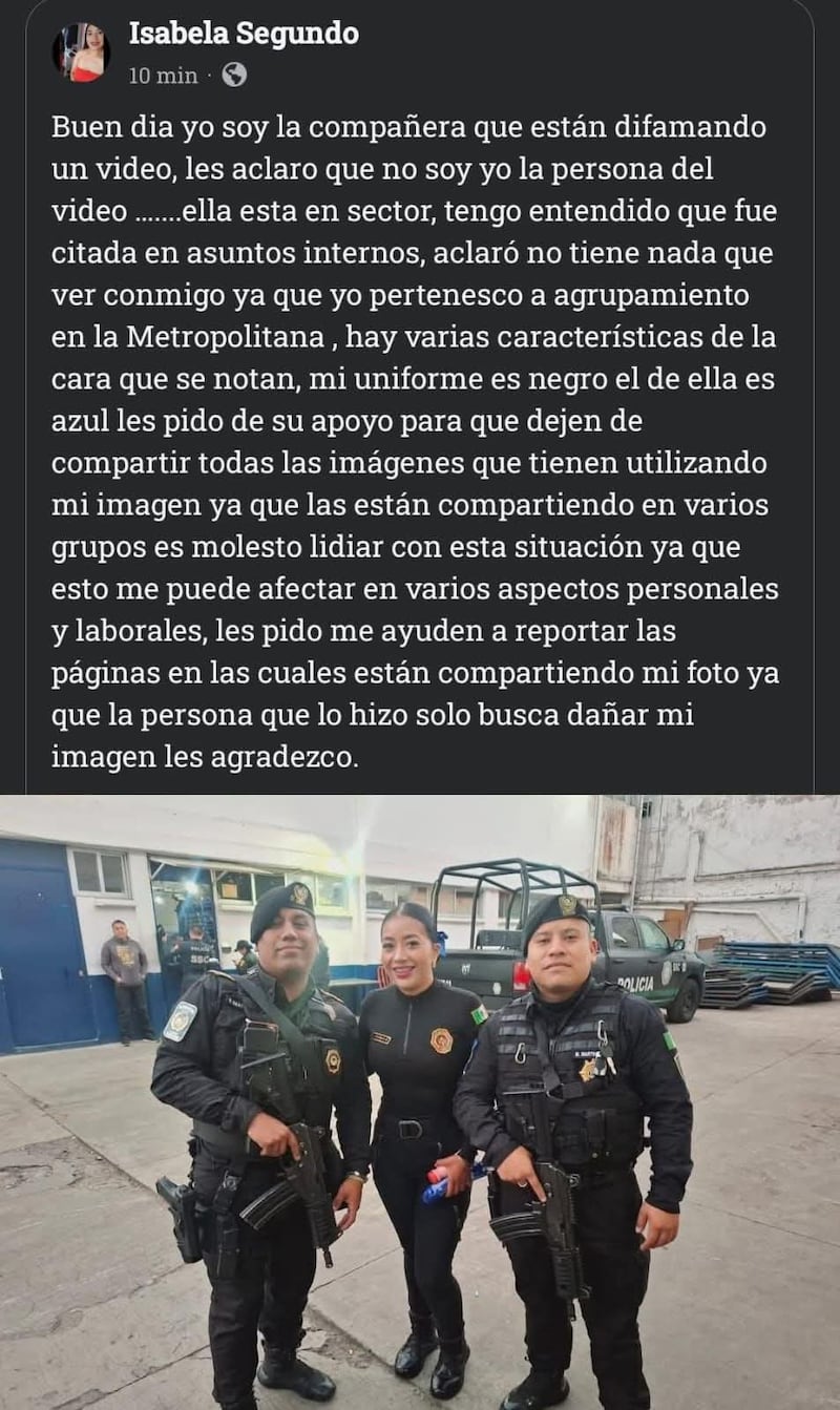 Supuesto comunicado de Isabela Segundo