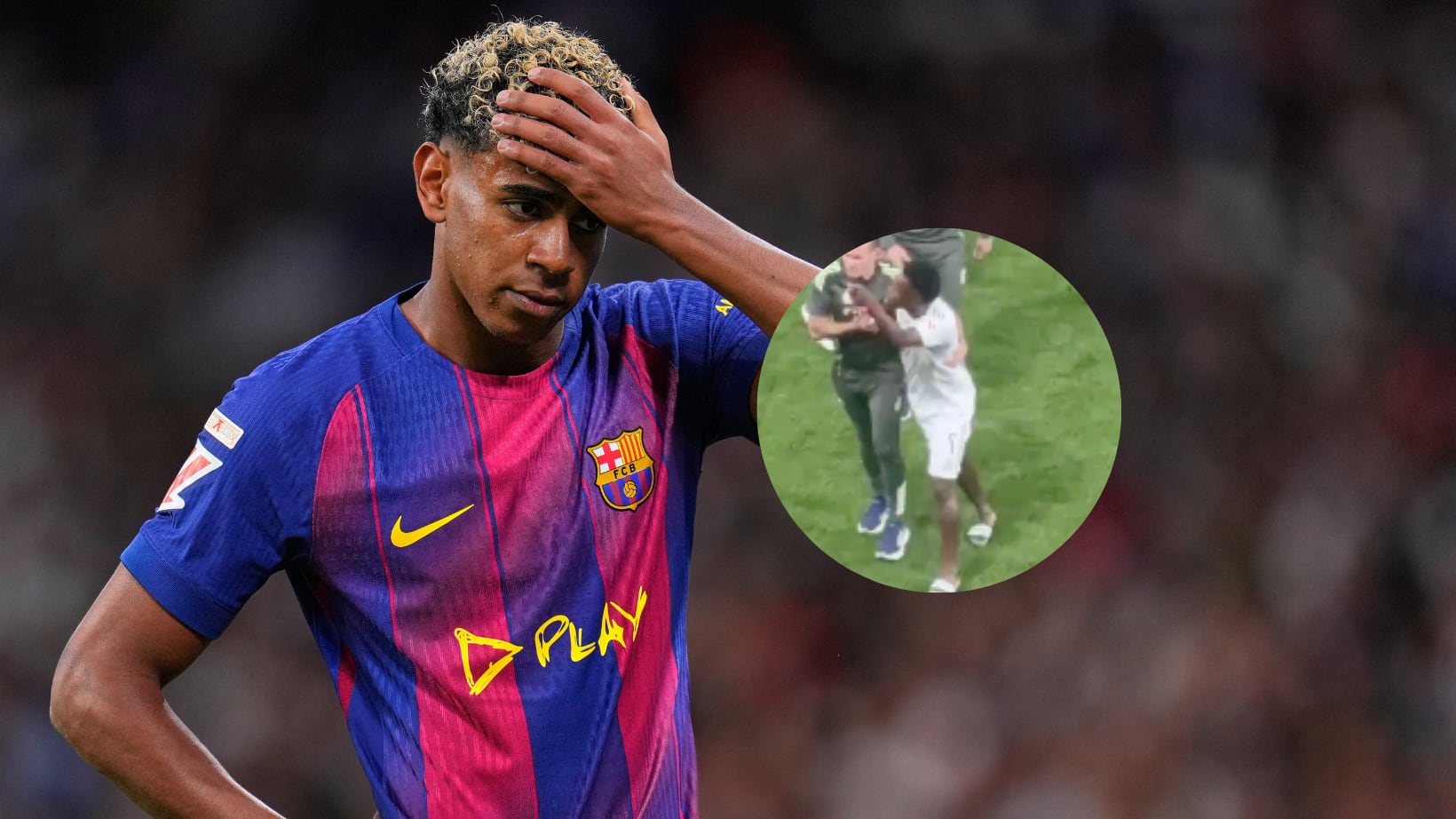 Lamine Yamal fue víctima de burlas por parte de los jugadores del Real Madrid.