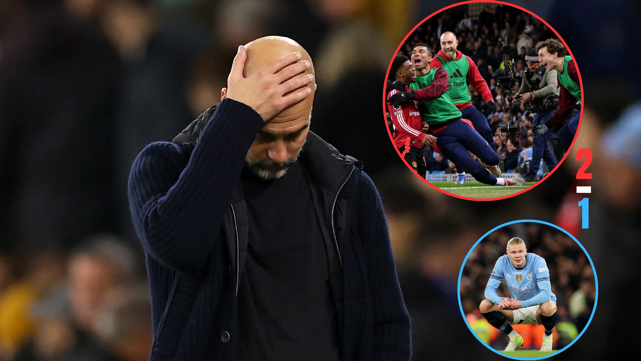 Remontada de los red devils 1-2