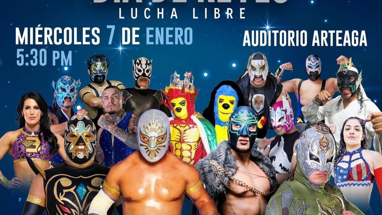 Anuncian lucha libre en Querétaro por Día de Reyes