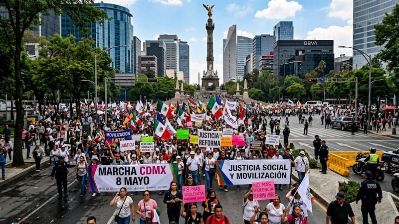 Marchas y movilizaciones hoy 8 de mayo en CDMX: rutas, horarios y puntos con cierres viales