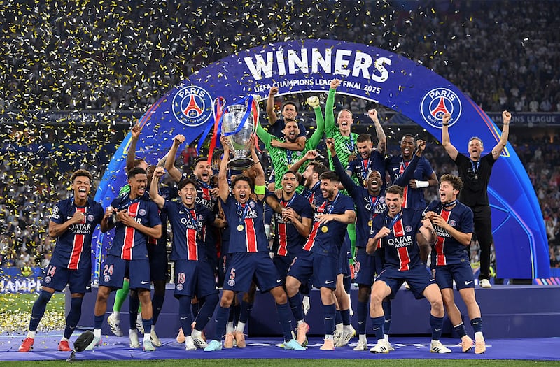 PSG campeón de la Champions League.