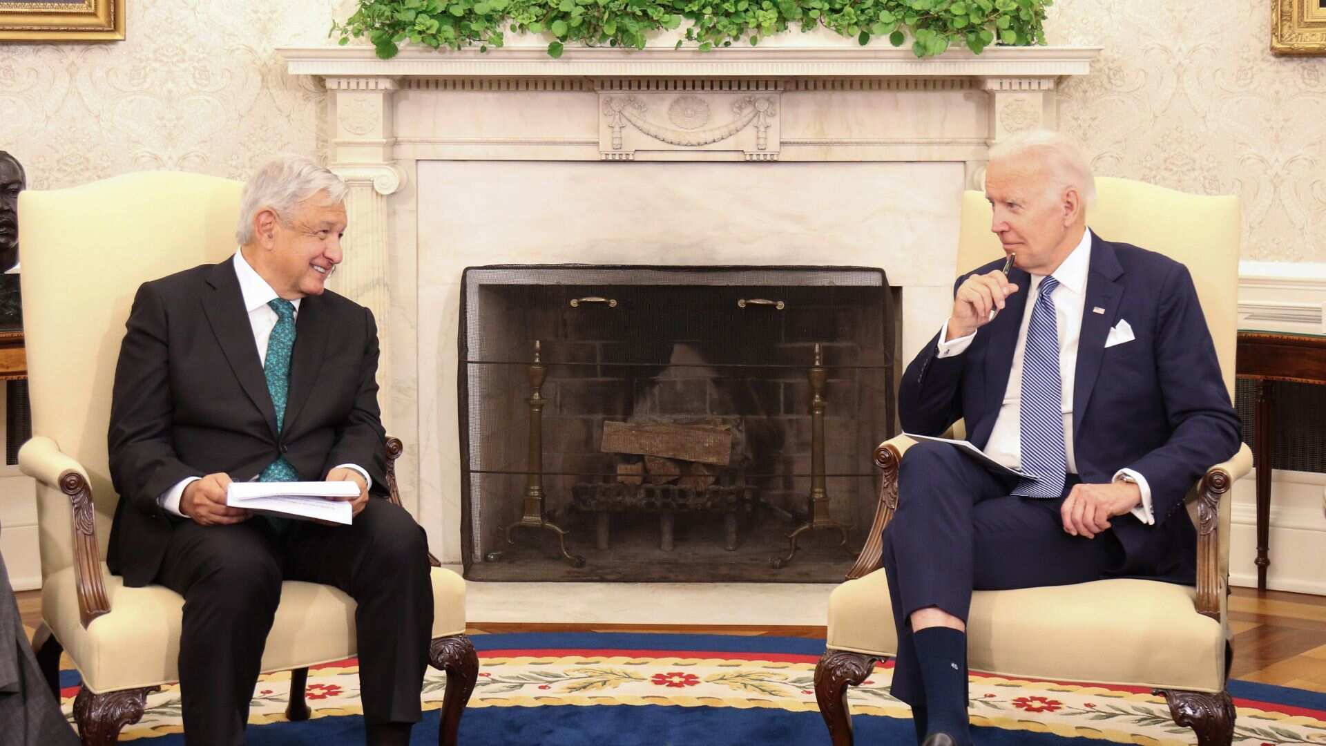 Andrés Manuel López Obrador, Presidente de México, y Joe Biden, presidente de Estados Unidos. Foto: Cuartoscuro