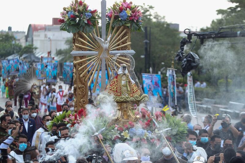 No se reportaron incidentes de gravedad durante la festividad religiosa.