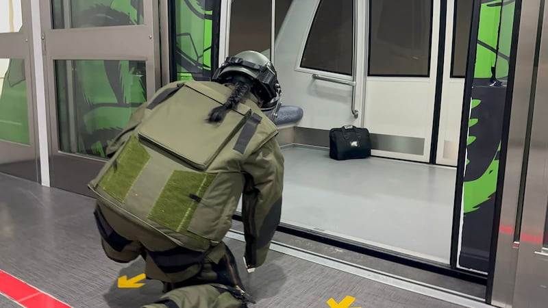 AICM simulacro de bomba