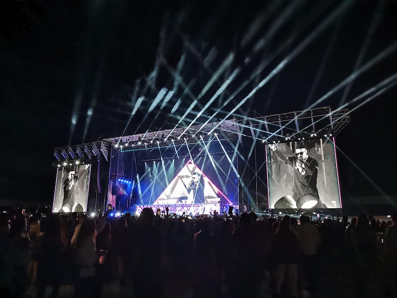 El Jefe del reguetón dio el primero de dos conciertos en el Estadio 3 de Marzo.