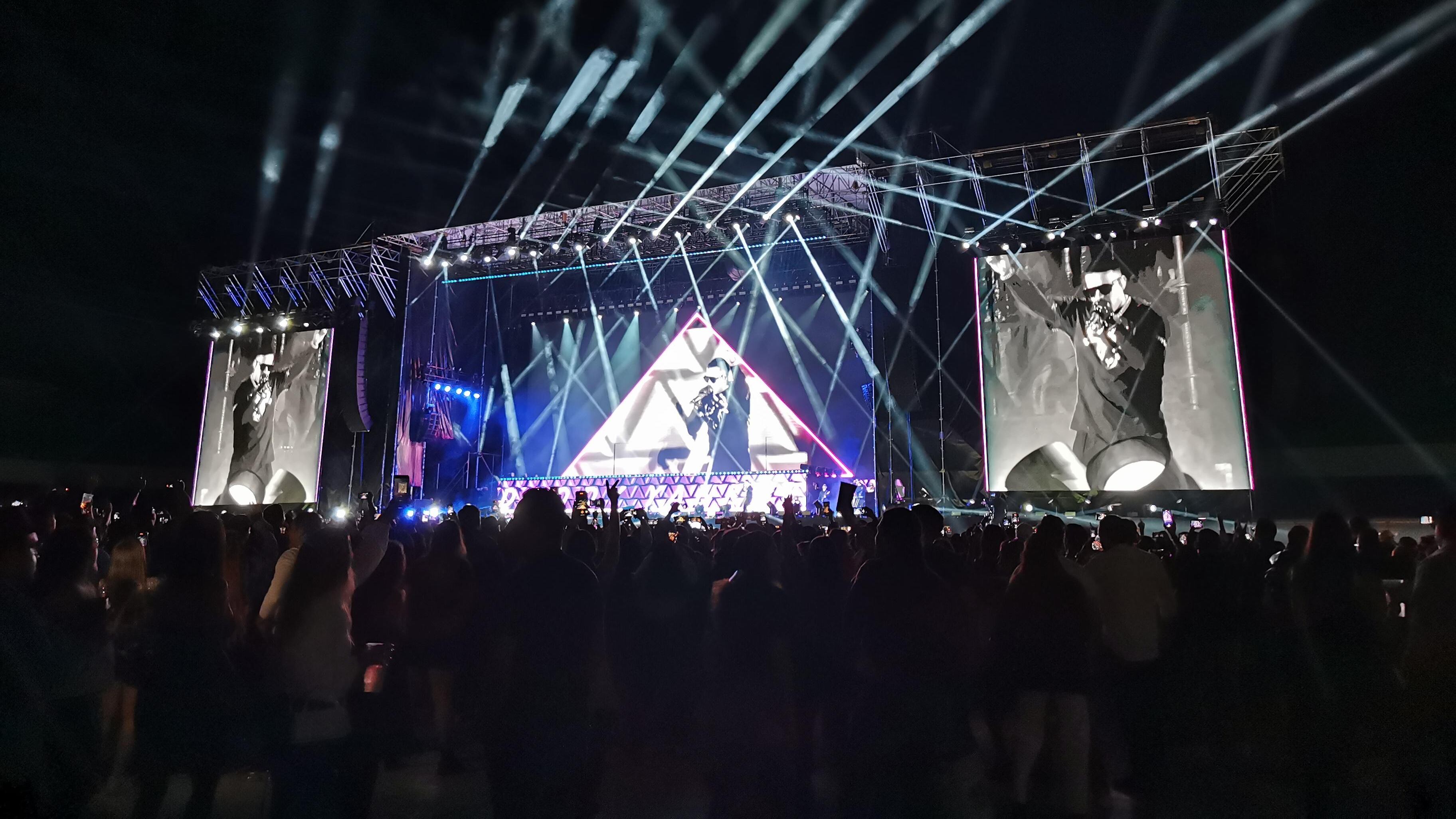 El Jefe del reguetón dio el primero de dos conciertos en el Estadio 3 de Marzo.