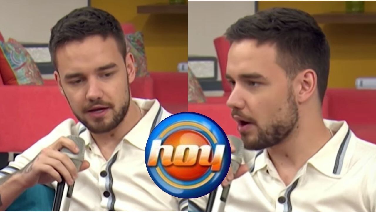 Liam Payne en su visita al programa 'Hoy' en 2018