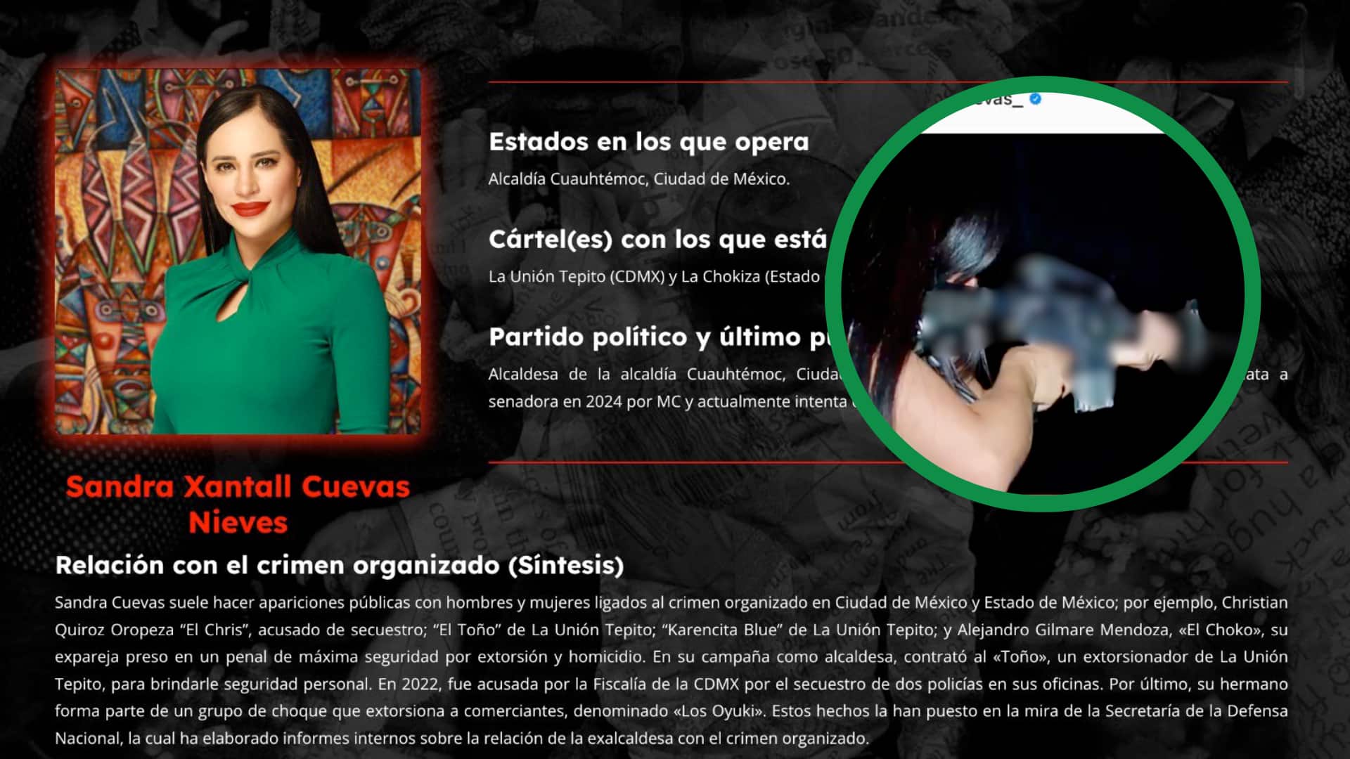 El registro Narcopolíticos documenta las relaciones entre autoridades y crimen organizado, mostrando cómo la complicidad ha permitido la expansión de grupos delictivos.