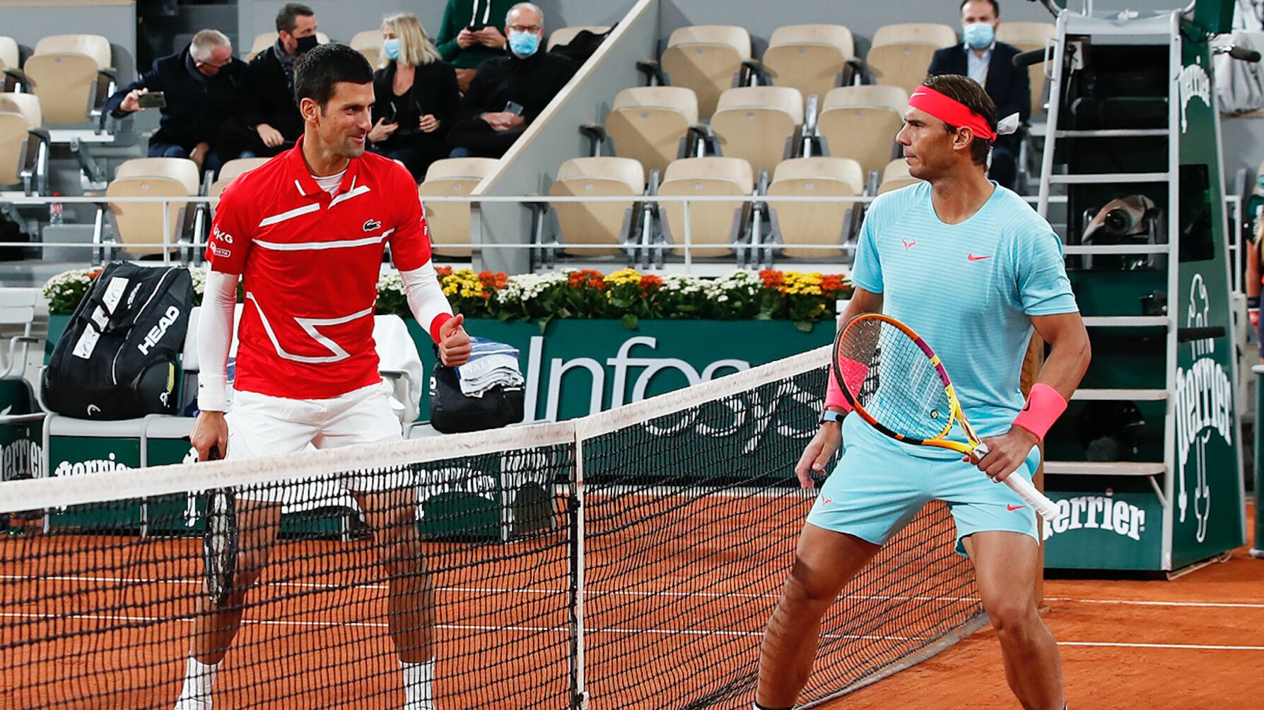 Novak Djokovic y Rafael Nadal | Getty Images