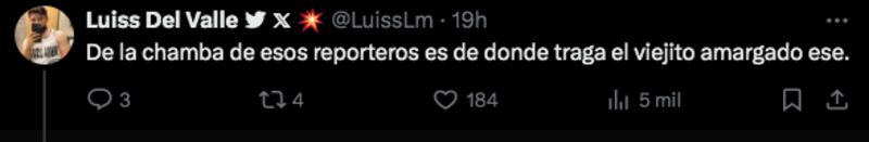 Comentarios en X