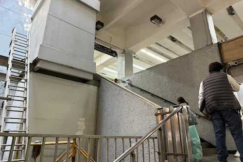 ¿Estación Chabacano del Metro CDMX se cae a pedazos? Parte del techo se desprende