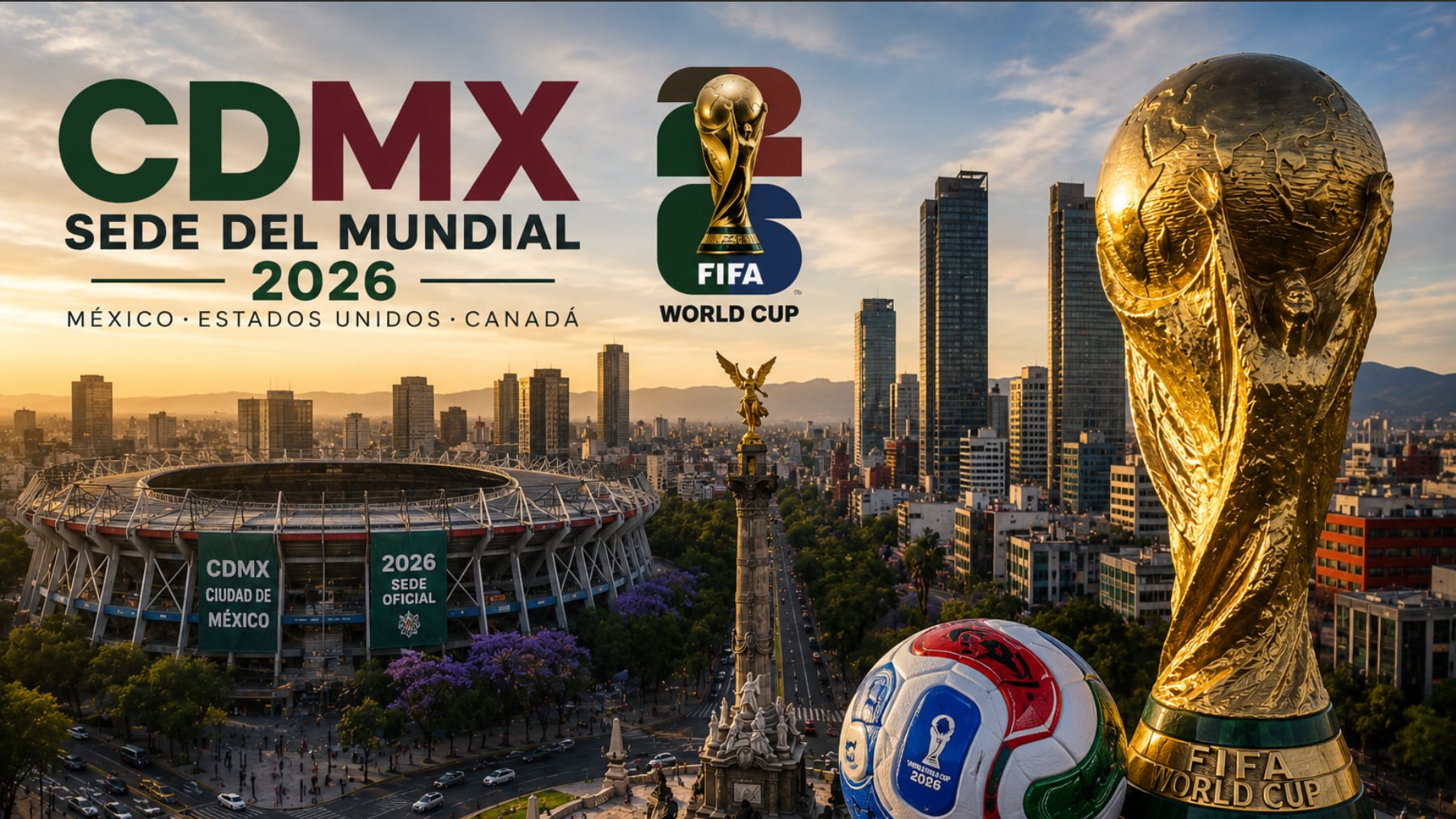 CDMX sede del Mundial FIFA 2026