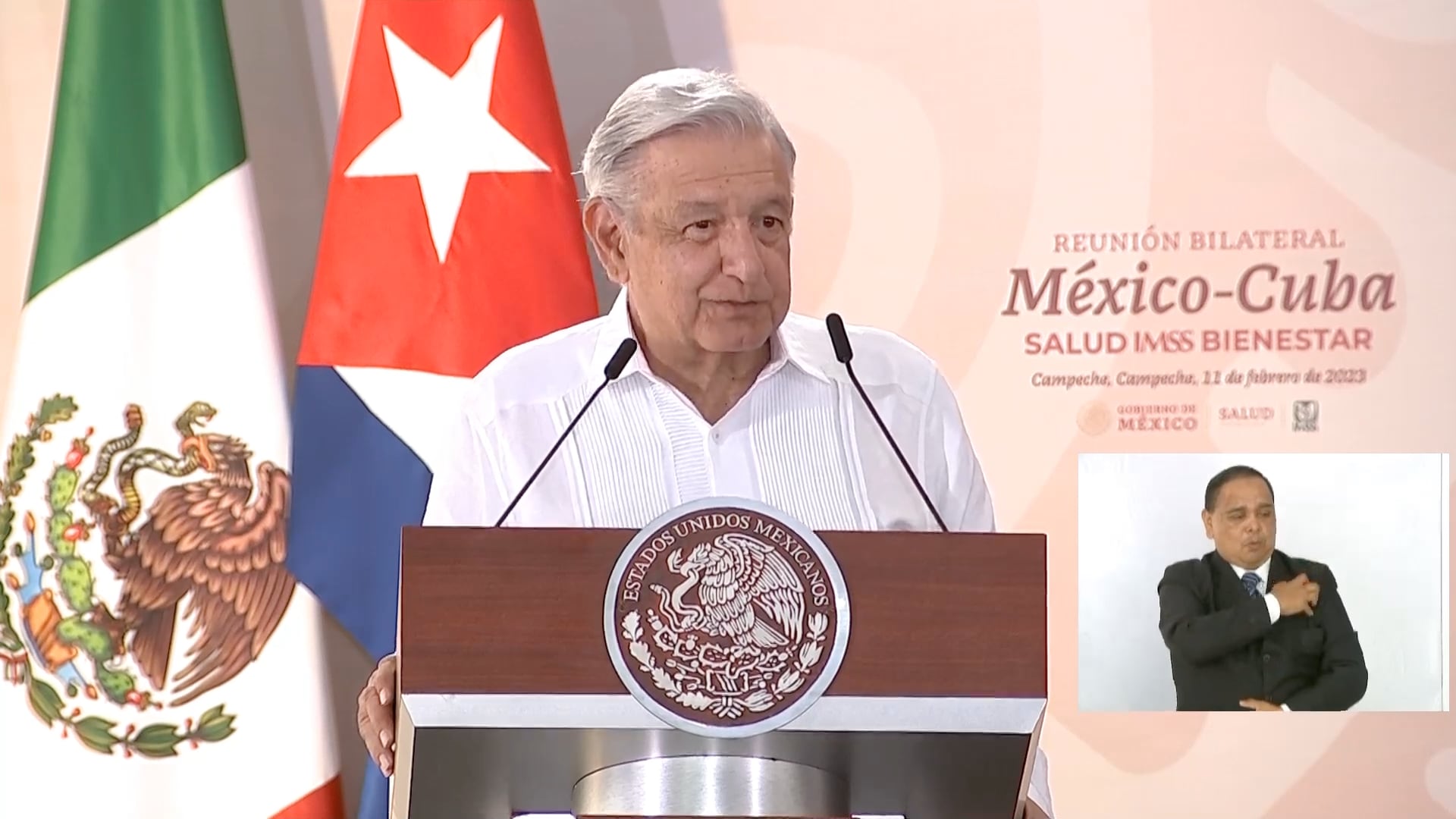 Andrés Manuel López Obrador en Campeche