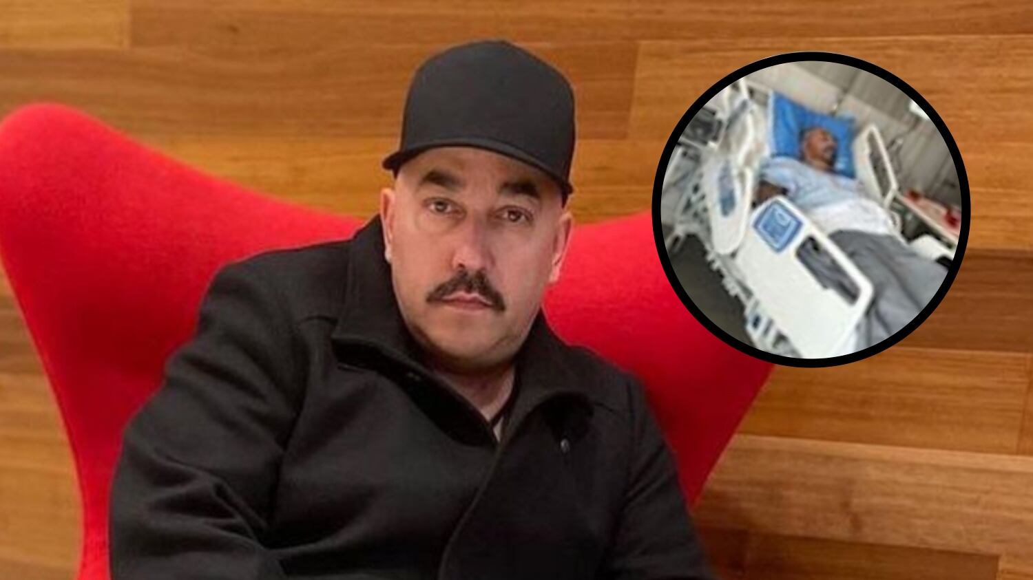 El cantante fue hospitalizado de emergencia.