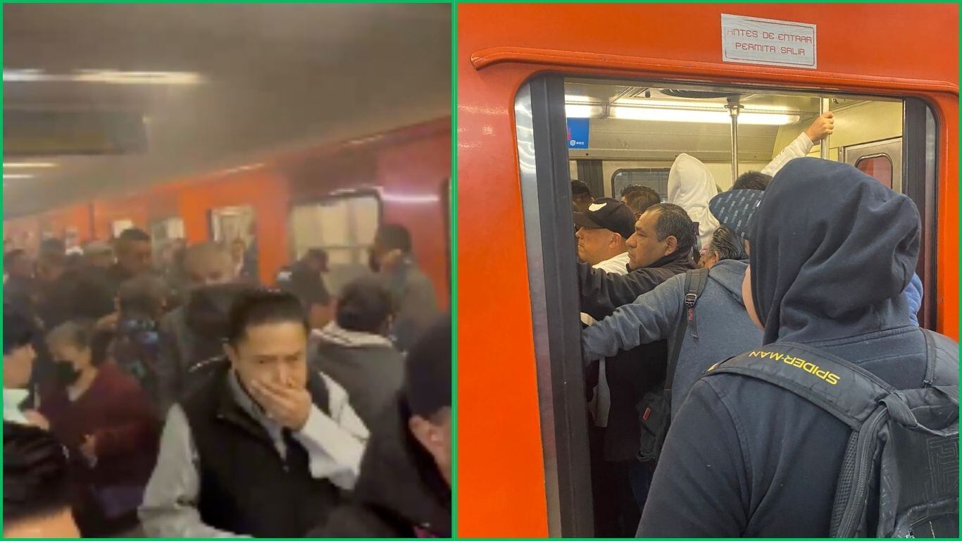 Caos en el Metro
