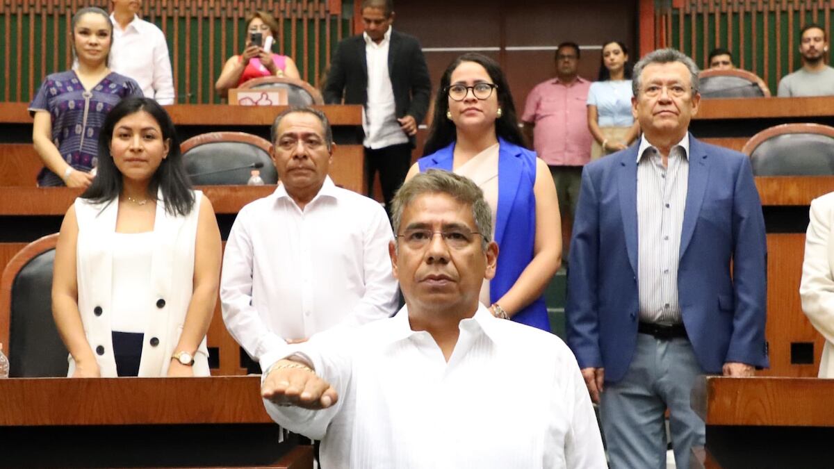 Tomó protesta la tarde de este miércoles. (Congreso de Guerrero)