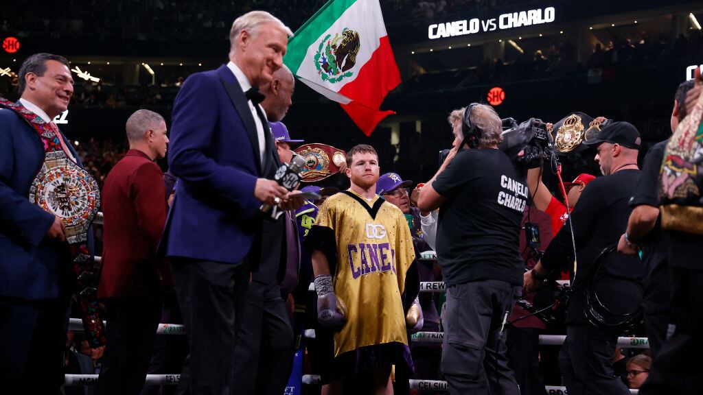 Canelo en su presentación