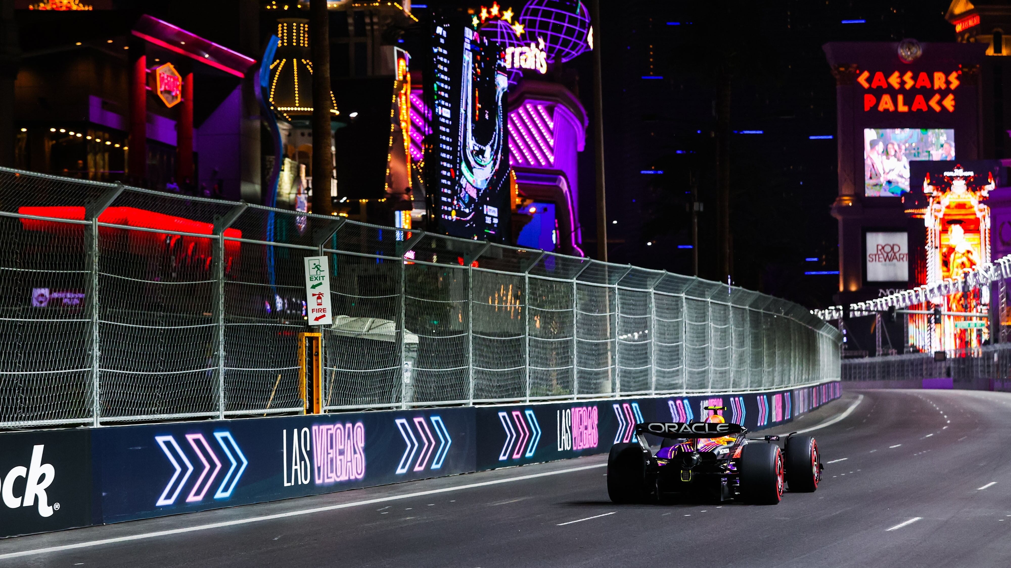 El GP de Las Vegas nuevamente se realizará de noche.
