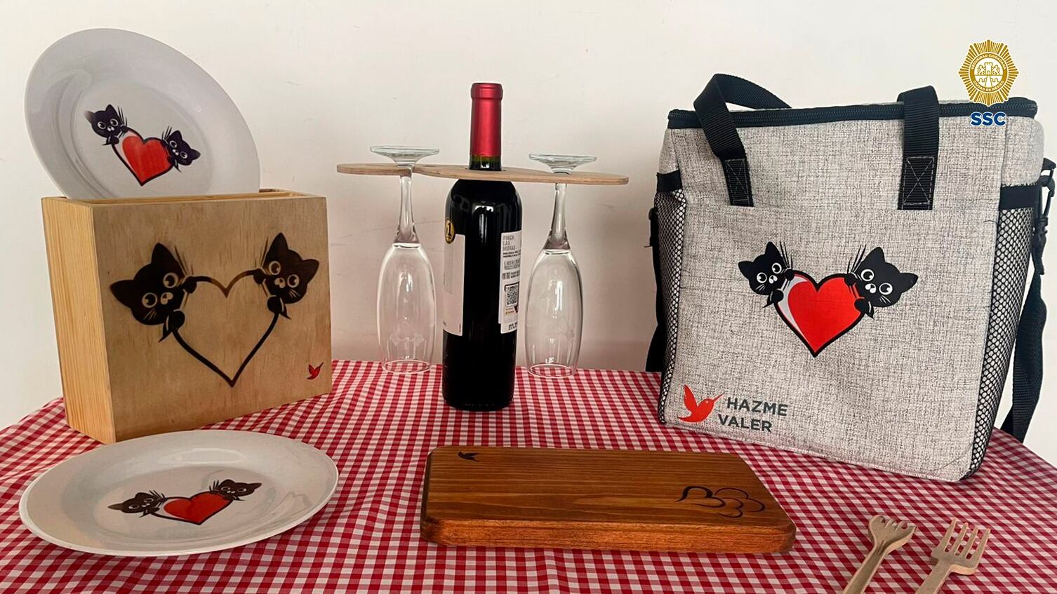 Kit para día de campo Paquete-Enamores