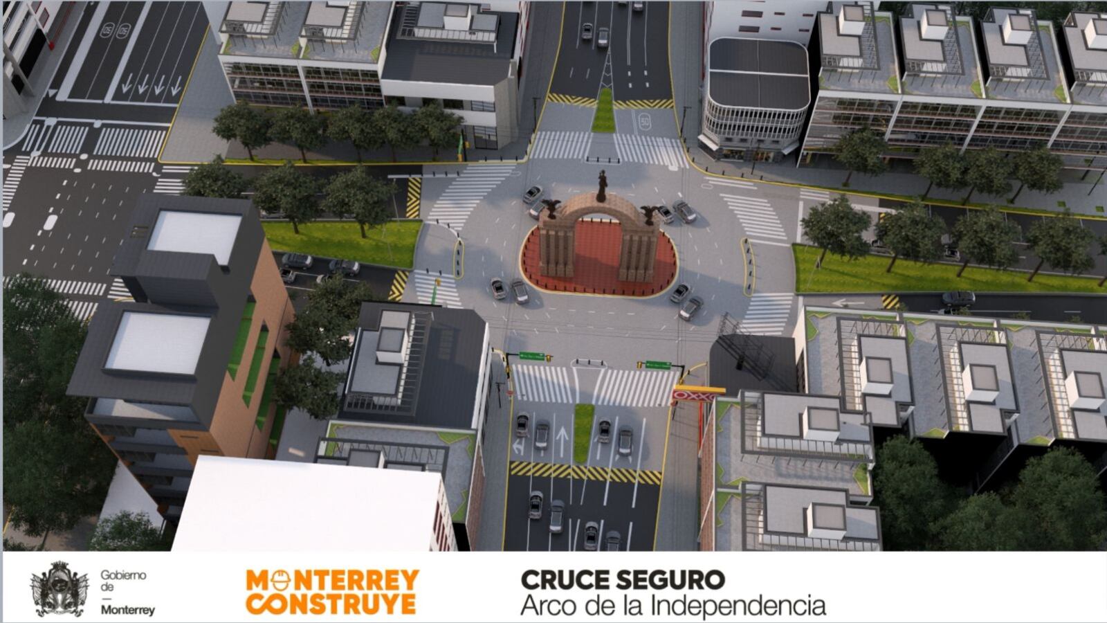 Se construyó el cruce seguro más grande de la ciudad.
